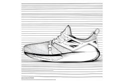 China Biodegradable Eco Friendly Running Shoes Knitted Upper Breathable supplier