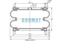 China Dunlop 14 1/2'' X2 Industrial Air Springs W01R584064 Firestone With Flange Ring supplier