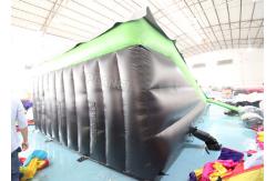 China EN71 Inflatable Sports Games Jump Stunt Landing Airbag With Ramp supplier
