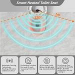 Graphene Heating Technology Washable Toilet Seat Cover Pad with Adjustable Temperature for sale