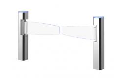 China Bi Directional SS304 1.5s 10mA Access Control Swing Gate supplier