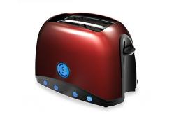 China Defrost Function Wide Slot Toaster 2 Slice Stainless Steel supplier