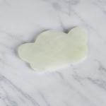 Irregular Green Jade Gua Sha Massager Tool Ergonomically Designed Body And Face Guasha for sale