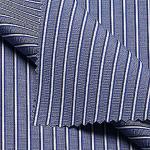 Cotton Yarn Dyed Stripe Fabric 142gsm Shirting Blouse Dress Material 80/2s 170×90 for sale