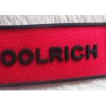 Small Letters Clear LOGO Patches For Garment / Custom Applique Patches