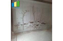 China Banquet Hall Acoustic Panel Movable Partition Walls / Sliding Folding Partitions supplier
