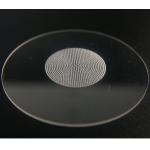 Machining Quartz Glass Glass Plate Round Shape Laser Drilling