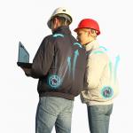 ODM Aircon Clothes Cooling Fan Jacket Breathable Polyester Cotton for sale