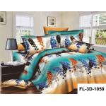 3D Disperse Printed Bedsheet Polyester Sheet Set for sale