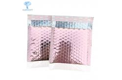 China Personalized Pearlescent Film Poly Bubble Mailers Offset Printing supplier