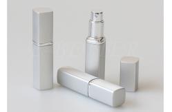 China Matte Silver Travel Perfume Atomiser Holder 25ml Oral Spray Fragrance Refill Bottle supplier