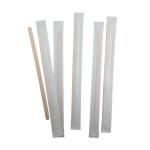 Durable Cafe Wooden Coffee Stir Sticks , Nontoxic Individually Wrapped Coffee Stirrer for sale