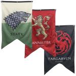 75D 100D 150D Polyester Custom Wall Banner CMYK Printed 14x21cm for sale