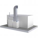Square Tube Welding and Aluminum Frame for Air Unit Installation in Spray Booth for sale