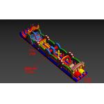 Inflatable Carnival Obstacle Course Customized For Rental And Sale