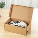 Recyclable Biodegradable Corrugated Cardboard Boxes Shoe Packaging for sale