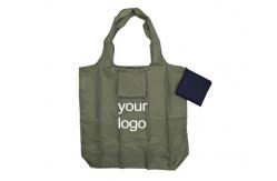 China REPT 210D Polyester Reusable Shopping Bags Portable Durable Folding supplier