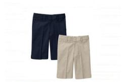 China Polyester Fabric Boys Grey School Pants Anti - Pilling With A Right Back Pocket supplier