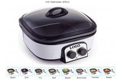 China Time Efficient Non Stick Multi Cooker Enhance Natural Food Flavors Round Shape supplier