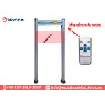 Elliptical Column Walk Through Security Detector , Door Frame Metal Detector Multi Zone for sale