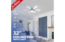 China 32 Inch 6 MDF Blade Classic Ceiling Fans Remote Control Energy Efficient supplier