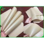 70gsm 80gsm PE Coated Brown Kraft Paper Roll For Nut Packaging Paper Bag for sale