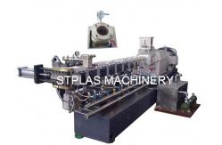 China Double Screw Plastic Compounding Machine For Making PET Bottle Pellets supplier