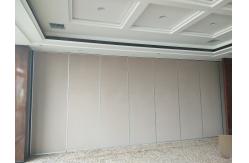 China Hanging System Foldable Acoustic Movable Partition Walls Aluminum Frame 6m Height supplier