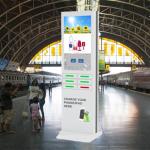 Advertisement Public Mobile Phone Charging Station , Cell Phone Charging Tower Commercial Purpose for sale