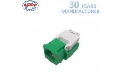 China CAT6 RJ45 Keystone Jack With Dust Cover supplier