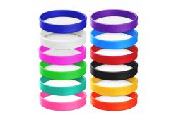 China Customized Silicone Wristbands Festival For Advertising Silicone Bracelet Promotional Business Event Wristbands supplier