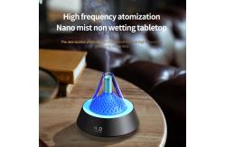 China Bedroom Fire Flame Humidifier With 2/4/6 Hours Timer Setting supplier
