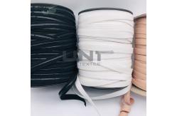 China 1.5cm Width Black Elastic Tape / Unbreakable Rubber Bands For Bra Underwear supplier