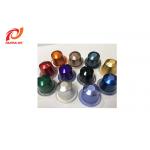 Recyclable Aluminum Compatible Nespresso Coffee Capsules / Empty Aluminum Nespresso Capsules