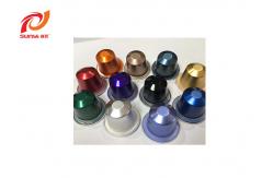 China Recyclable Aluminum Compatible Nespresso Coffee Capsules / Empty Aluminum Nespresso Capsules supplier