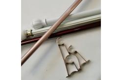 China Home 6.7 Meter 28mm Single Bracket Simple Curtain Rod supplier
