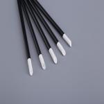 Customized Chips Lint Free Cleaning Swabs Black PU Foam No Silicone Oil for sale