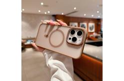China Magsafe Magnetic Phone Case Translucent Hard PC Soft Slim Shockproof supplier