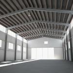 Strong Metal Buildings Rust Resistant Steel Structure Barn With Spacious Interior And Loft for sale