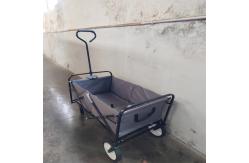 China PVC 600D Folding Camping Trolley OEM Folding Utility Wagon Cart supplier