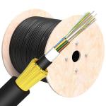 12 Cores Single Jacket Span 100 ADSS Fiber Optic Cable for sale