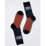Sweat Absorbent Breathbale Patterned Dress Socks With Different Colors for sale