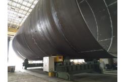 China 700t Steel Wheel Heavy Duty Welding Turning Rolls supplier