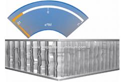 China Welded Honeycomb 3.8mm 2.6M Aluminium Composite Board supplier