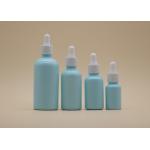 Blue Coating Essential Oil Dropper Bottles White Ceramic Bottle For Personal Care for sale