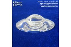 China Custom Optical Borosilicate Glass Street Light LED Glass Lens supplier