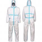 EN1186 SMS PP Painters Disposable Protective Jumpsuit Disposable Isolation Coveralls for sale