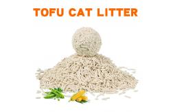 China High Absorption Odor Free Cat Litter White Biodegradable Tofu Cat Litter supplier
