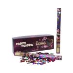 Metallic Foil Party Eco Friendly Wedding Confetti Poppers Transparent for sale