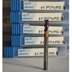 MAE PLUS 4mm Diameter Solid Carbide End Mill For Non-ferrous Metal Machining Φ4.0x12x4Dx50mm for sale